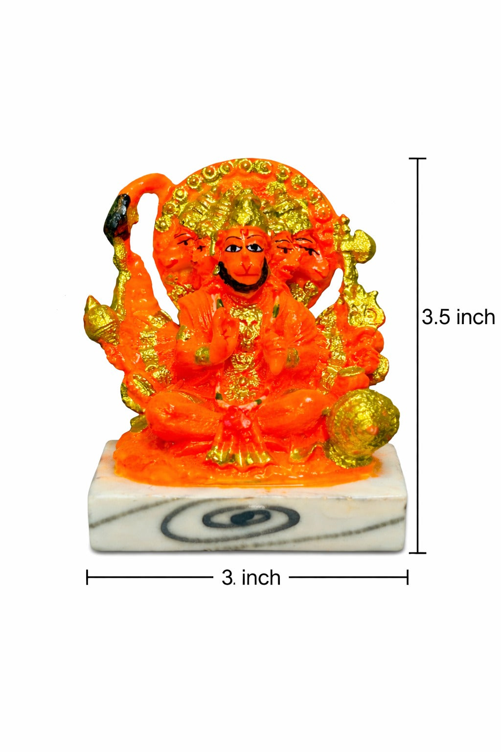 Panchmukhi Hanuman Marble Dust Idol