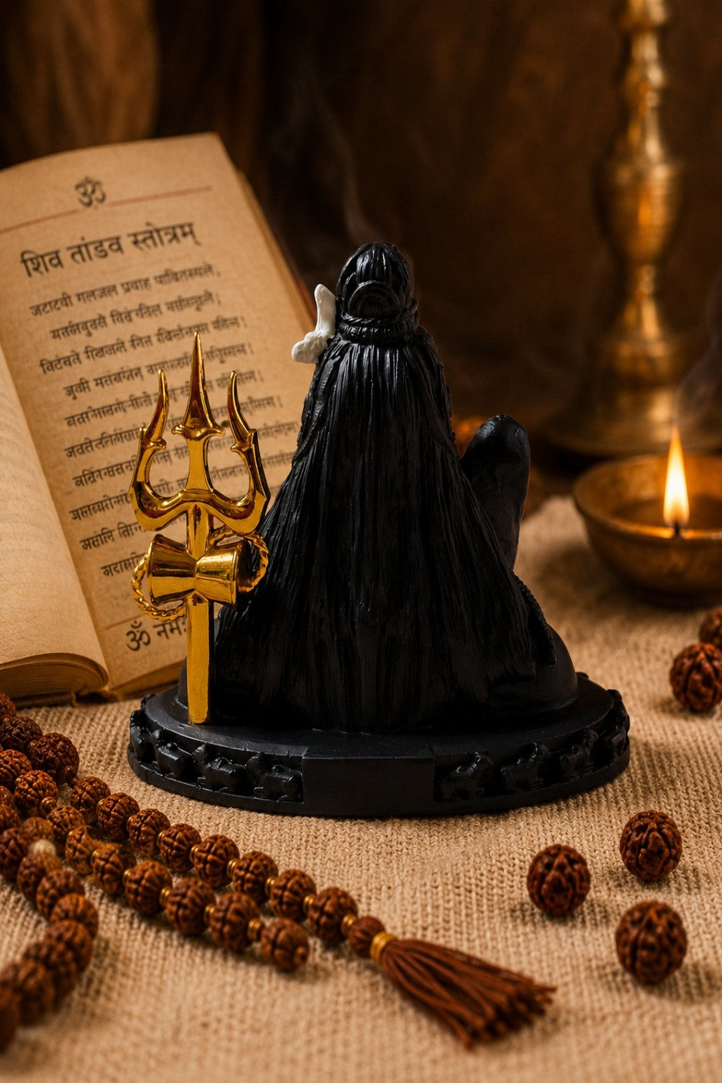 Lord Shiva with Trishul Car Dashboard
