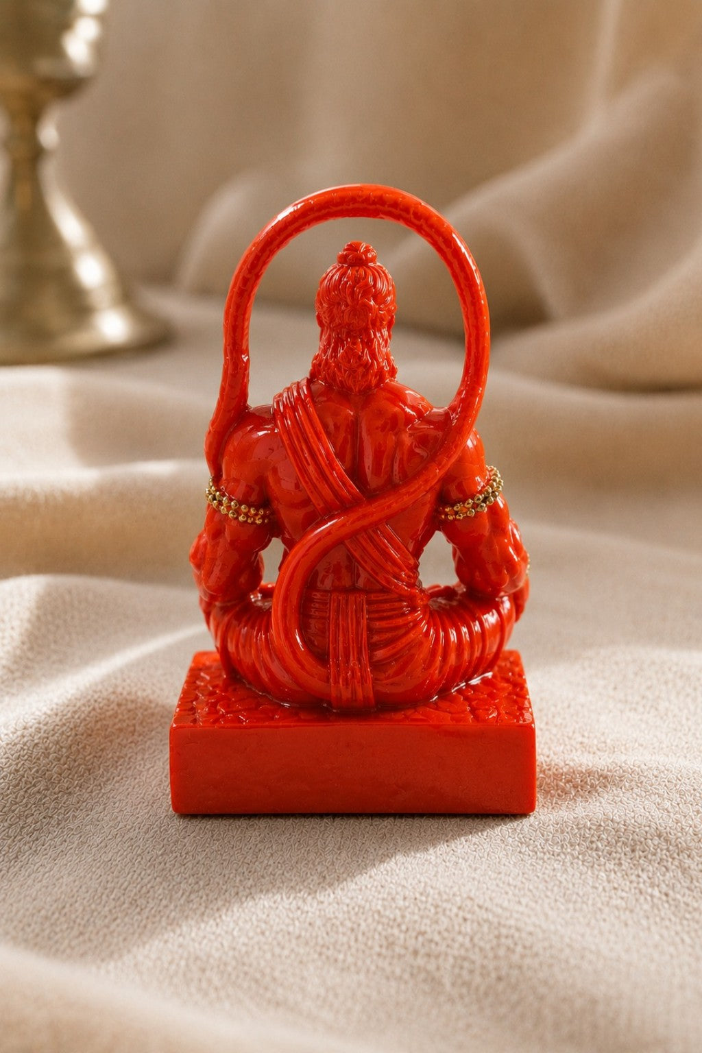 Meditating Hanuman Car Dashboard