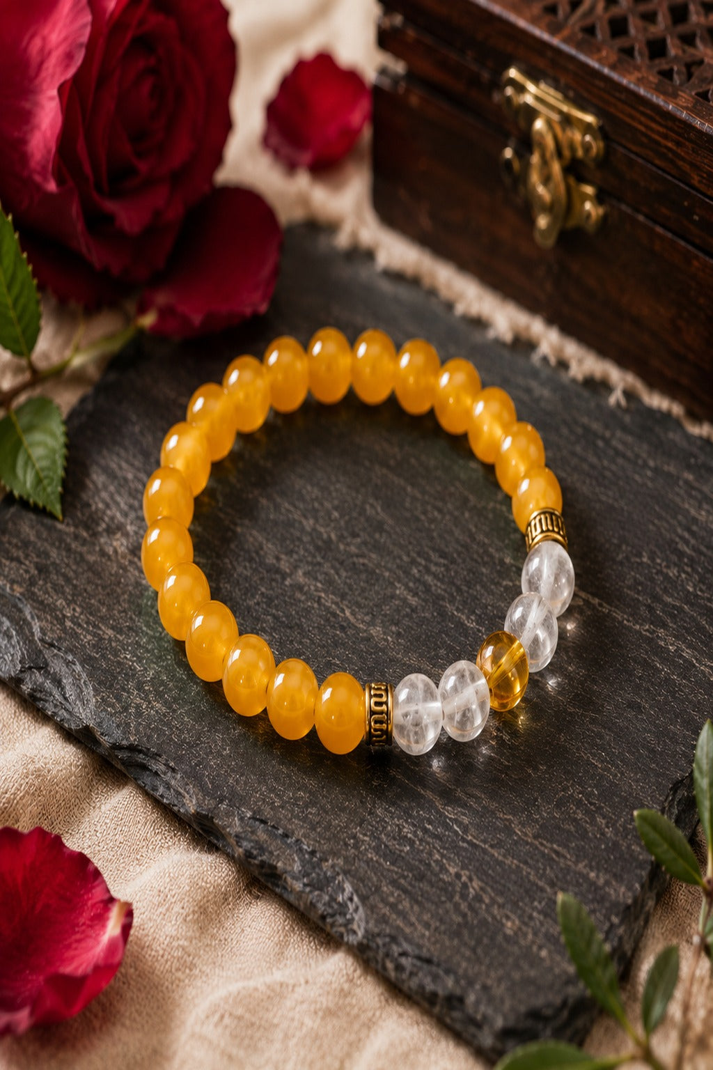 Sagittarius (Dhanu Rashi) Natural Stone Bracelet