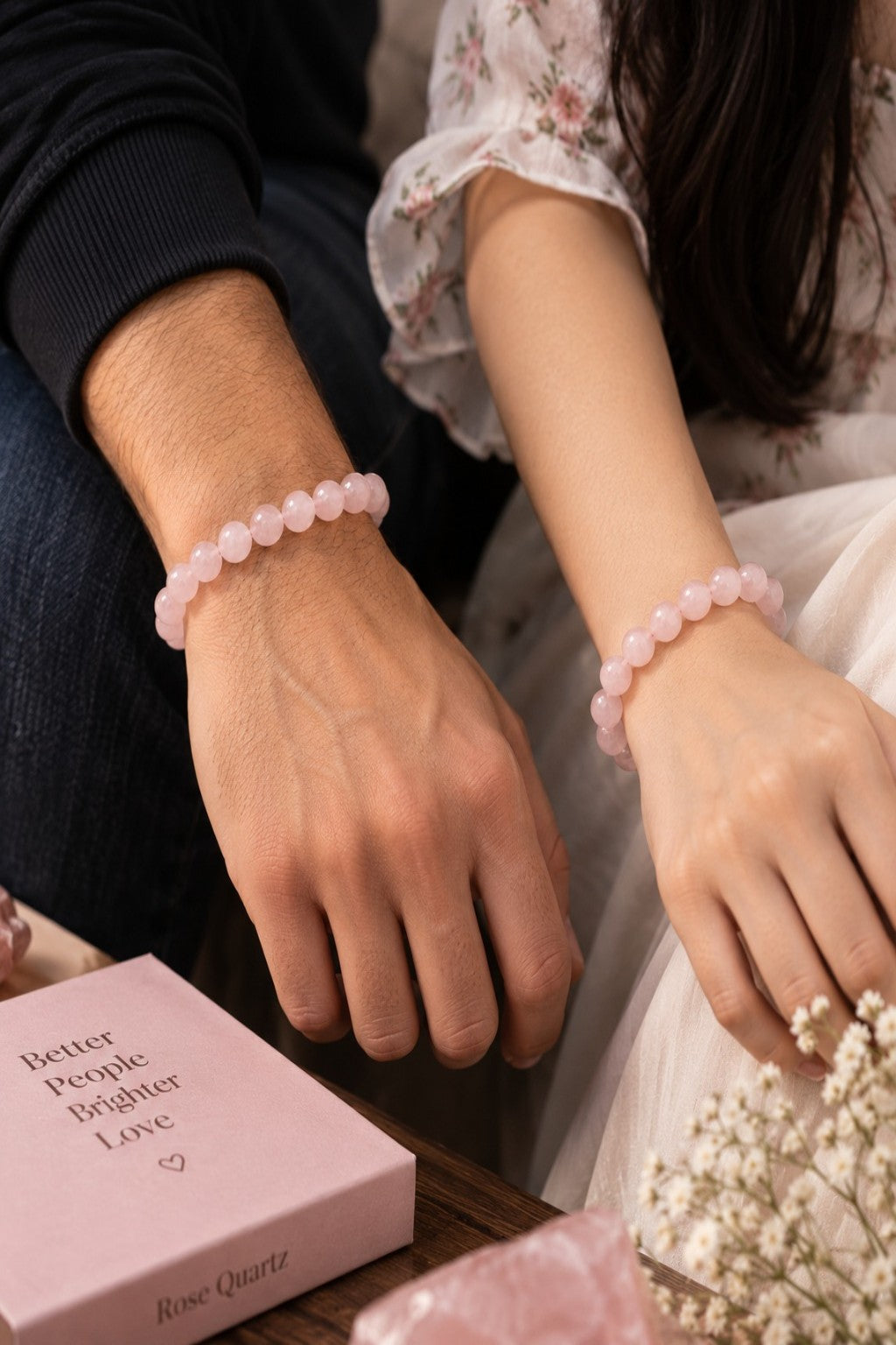 Natural Rose Quartz Bracelet