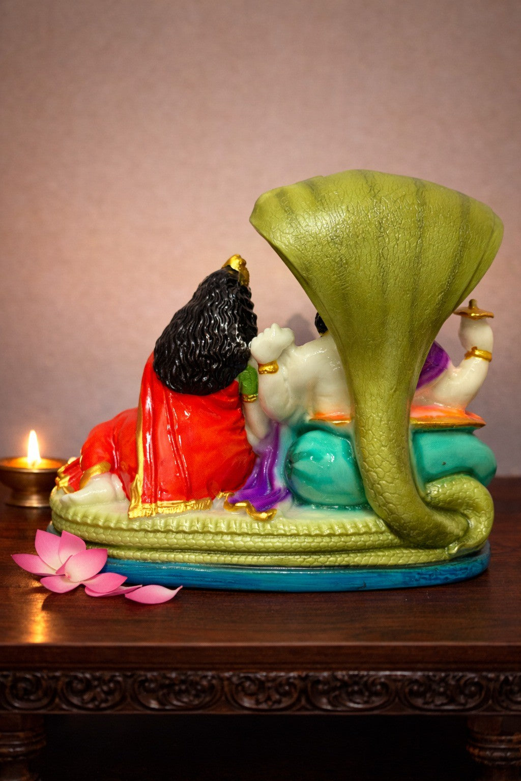 Lord Vishnu &  Lakshmi Idol | 6.5 Inch