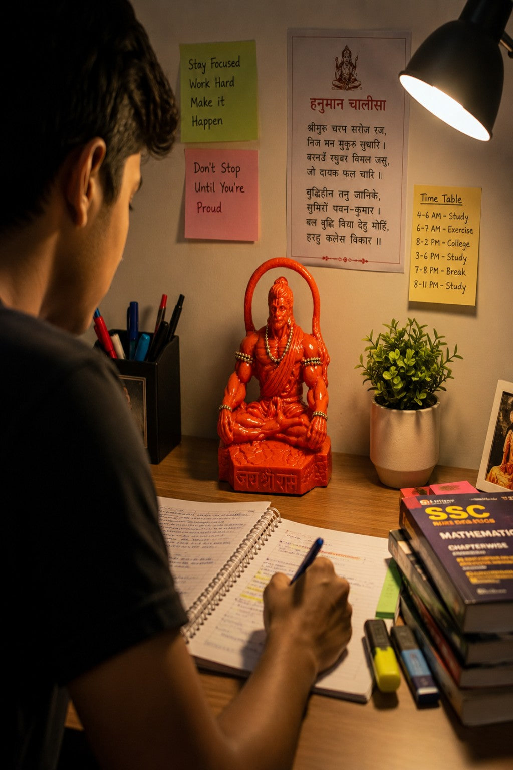 Meditating Hanuman  Car Dashboard