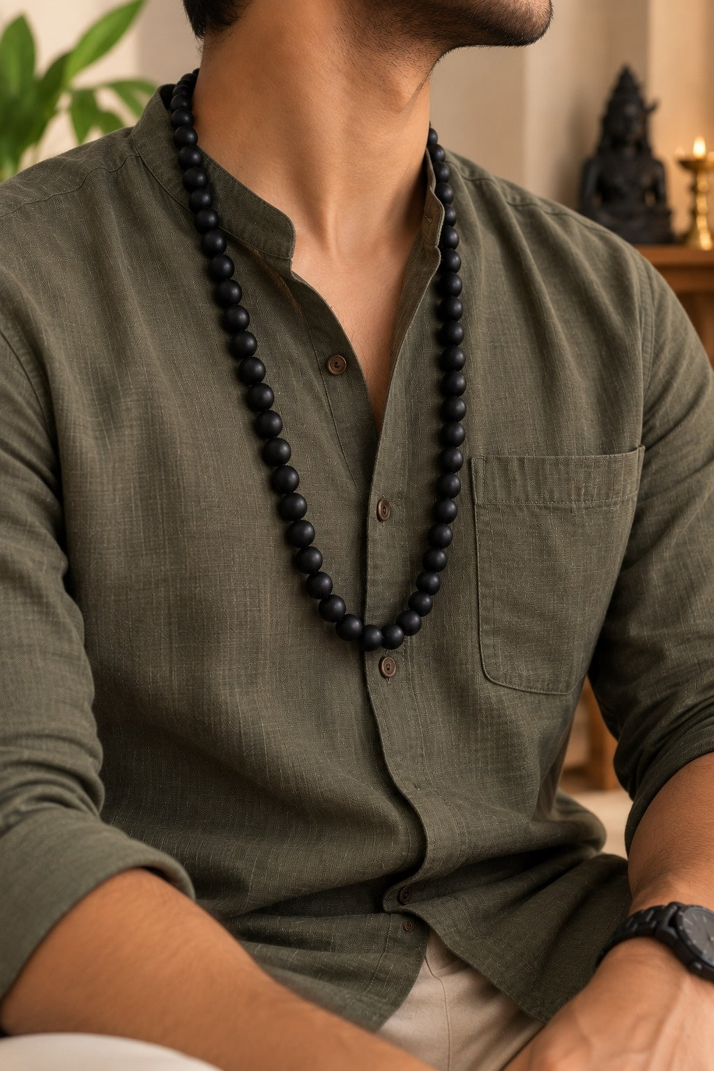 Natural Saligram Mala