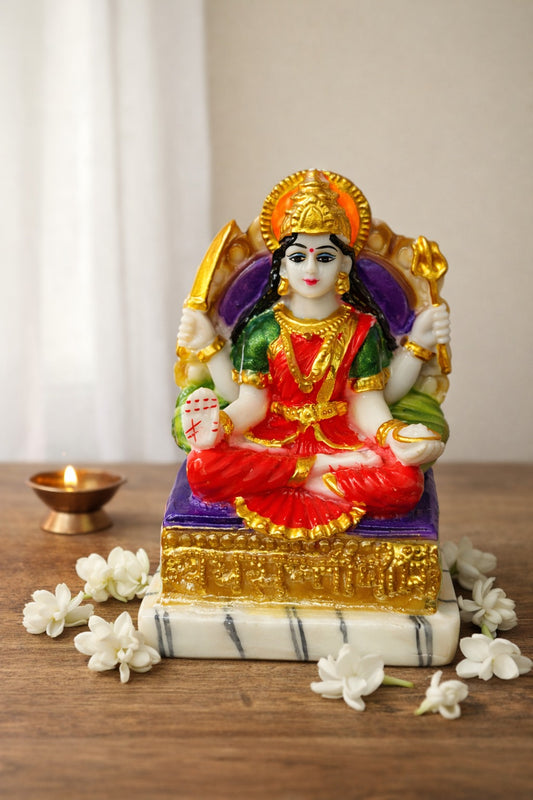 Santoshi Mata Idol in Marble Dust