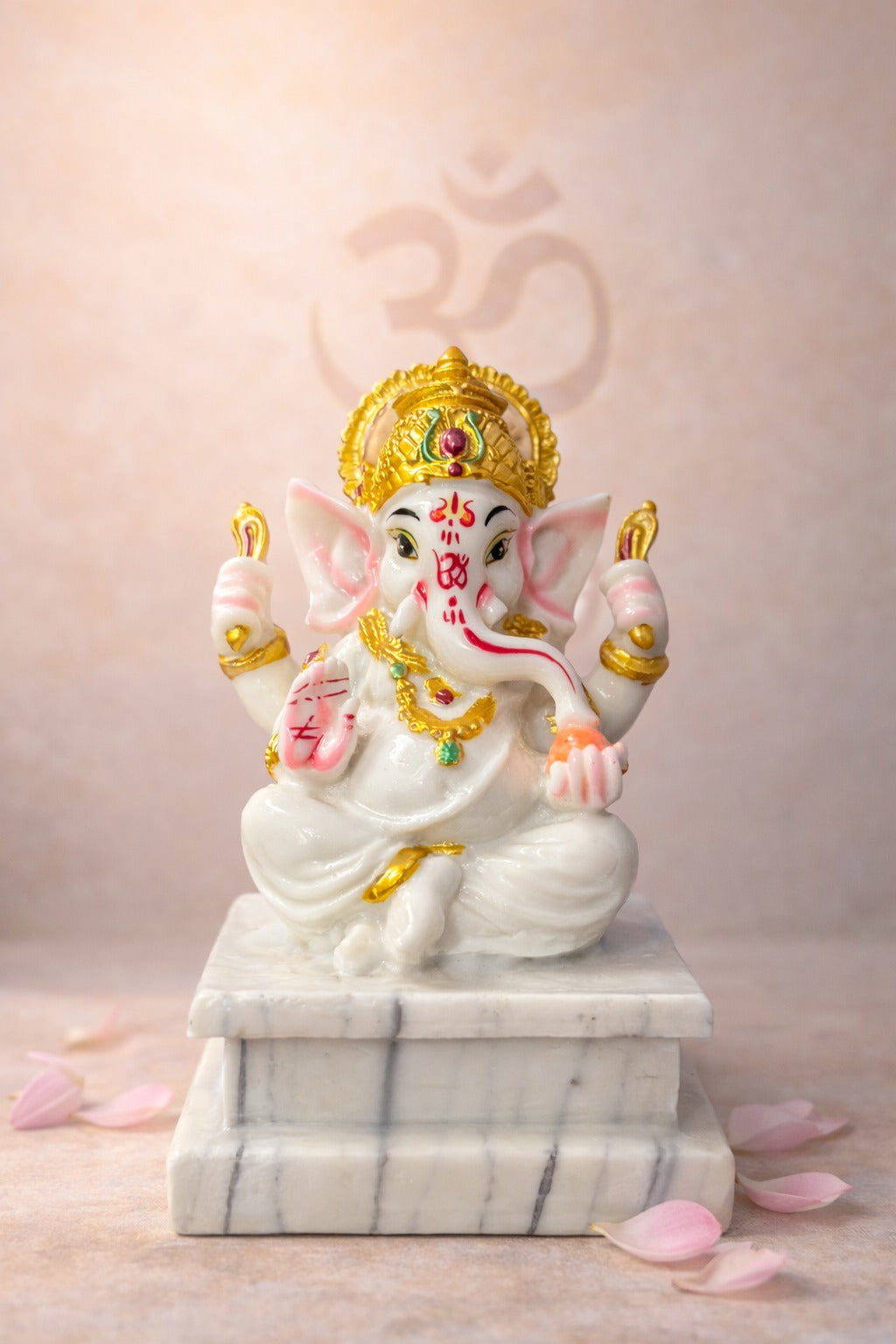 Premium Lord Ganesha in Marble Dust