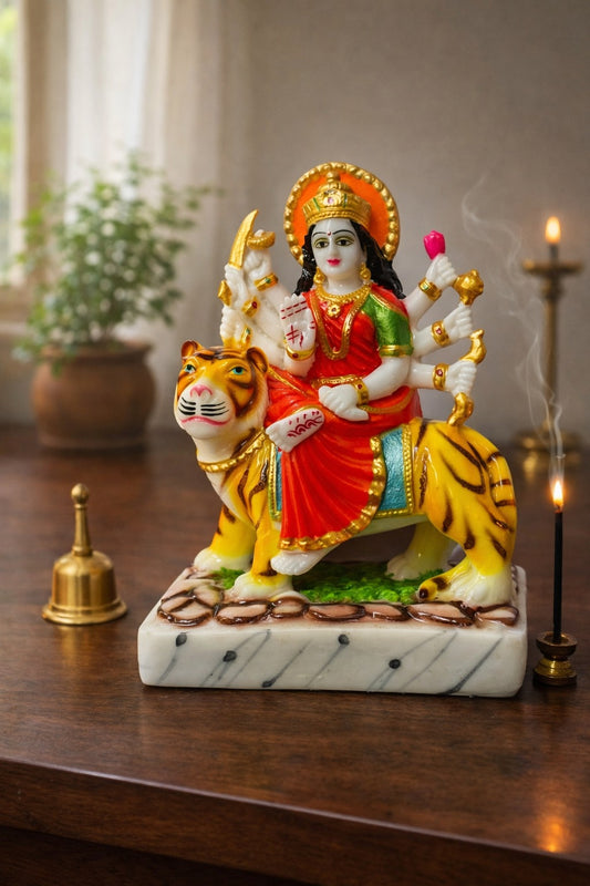 Maa Durga Idol in Marble Dust