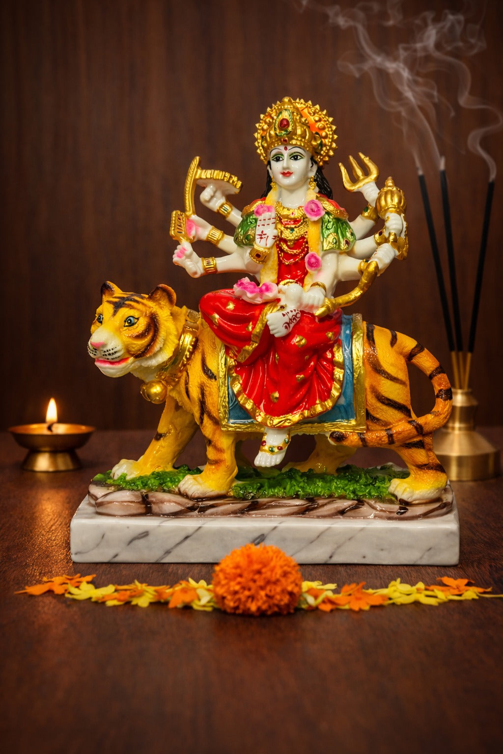 Maa Durga Marble Dust Murti