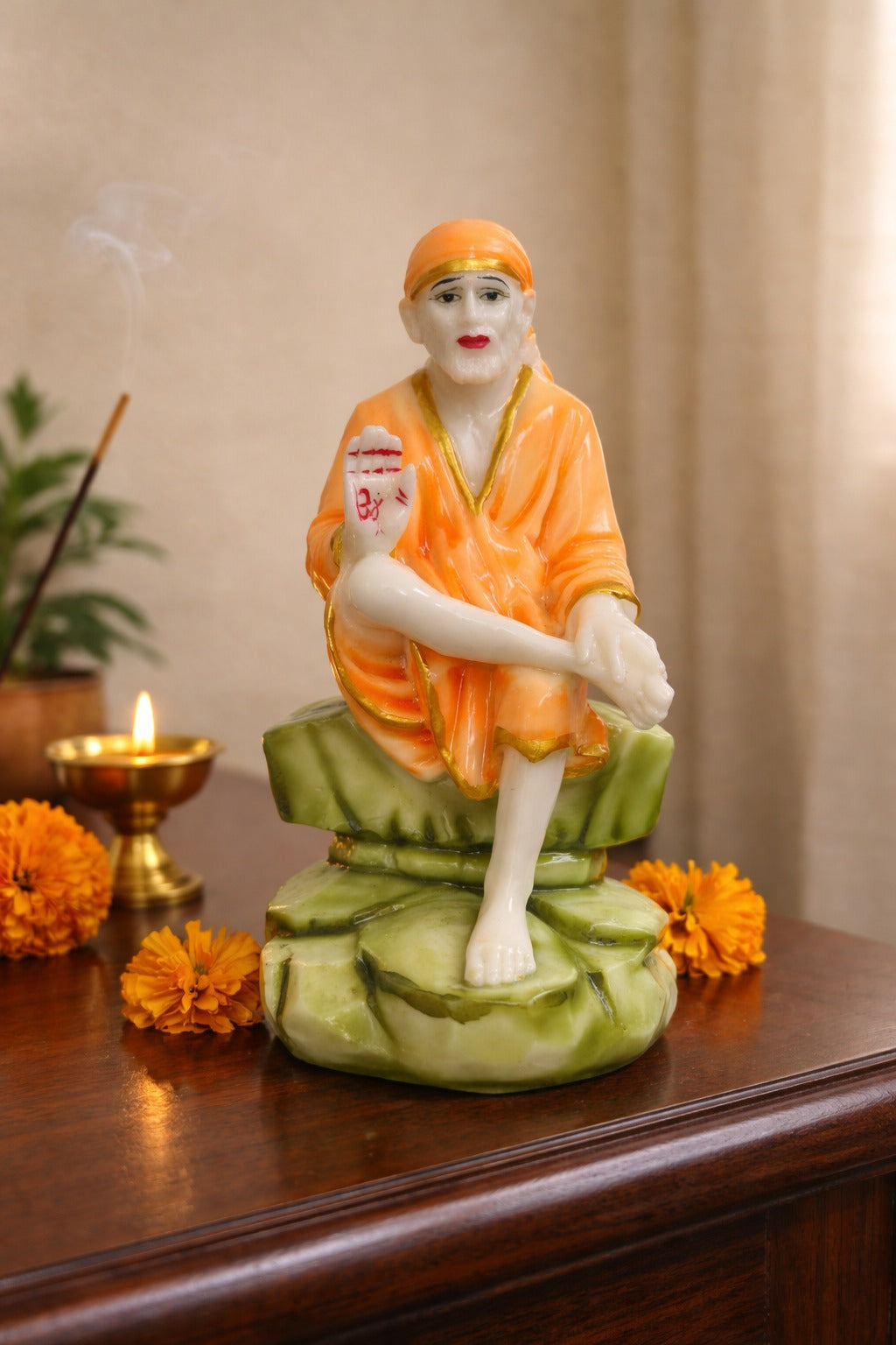 Sai Baba Marble Dust Idol