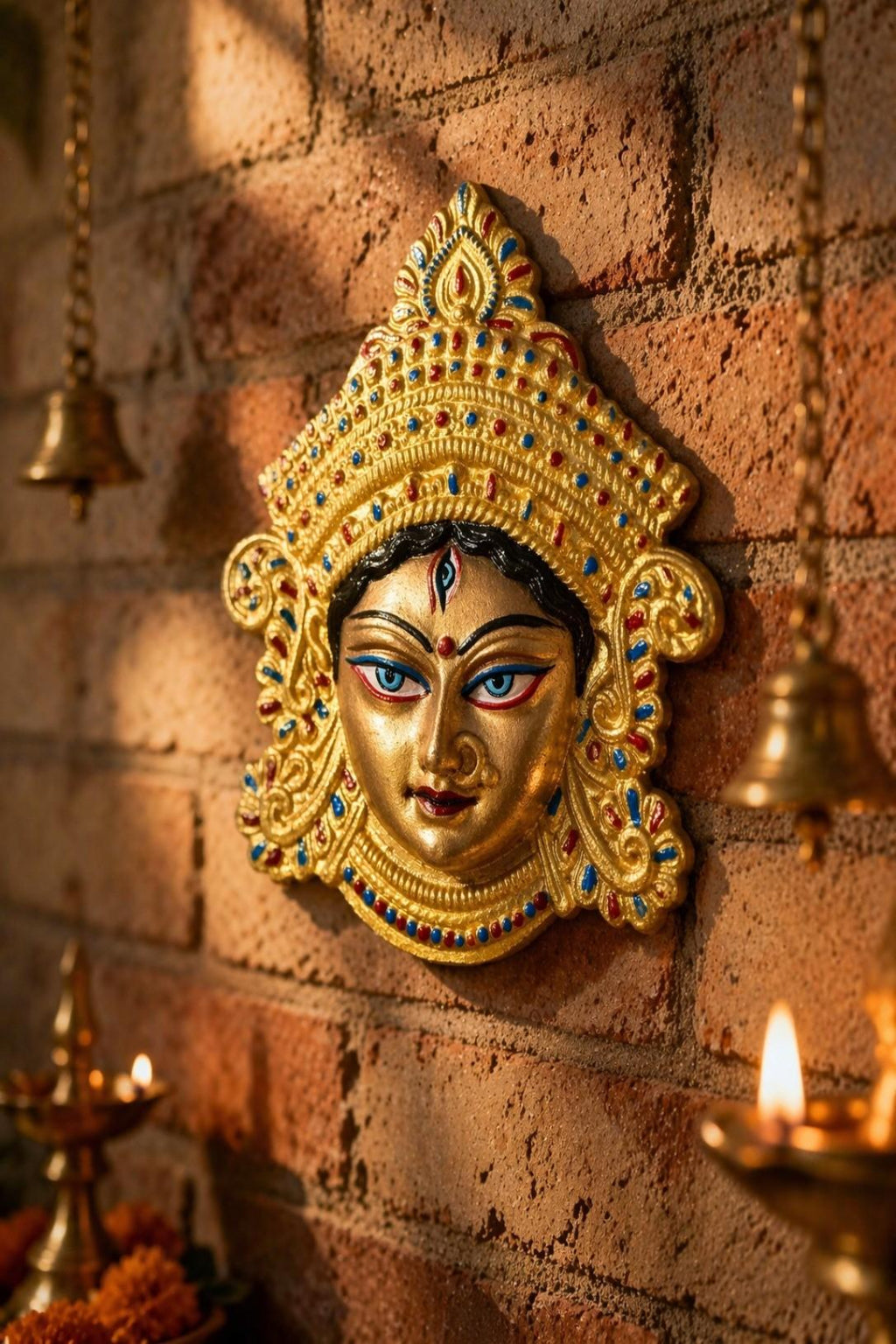 Durga Face Premium Wall Hanging