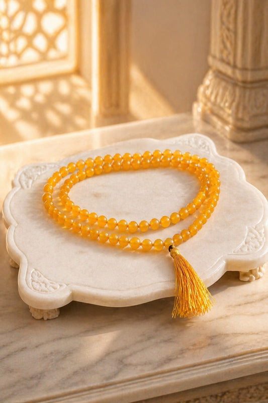 Yellow Hakik Mala Certified