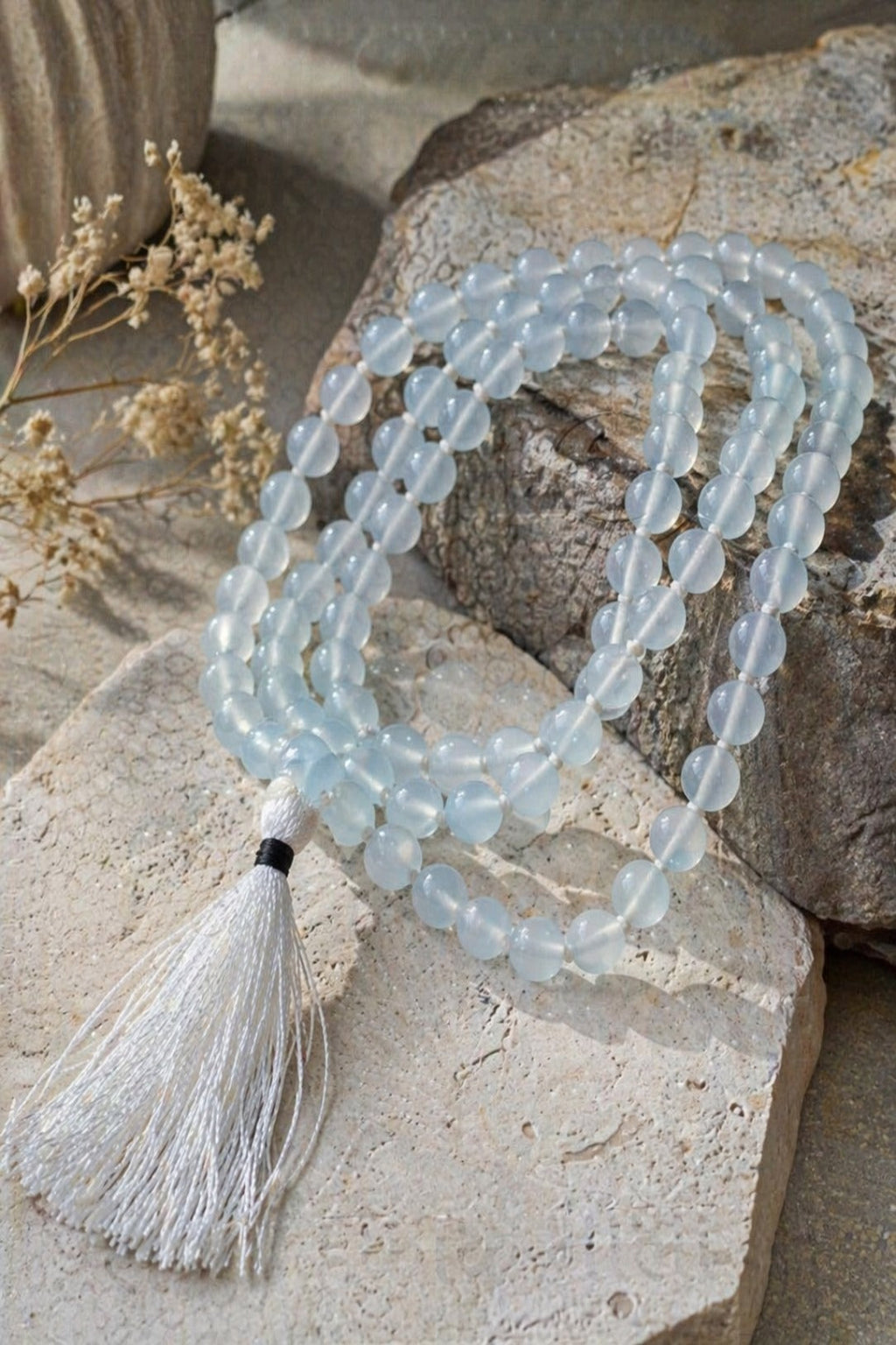 White Hakik Premium Mala