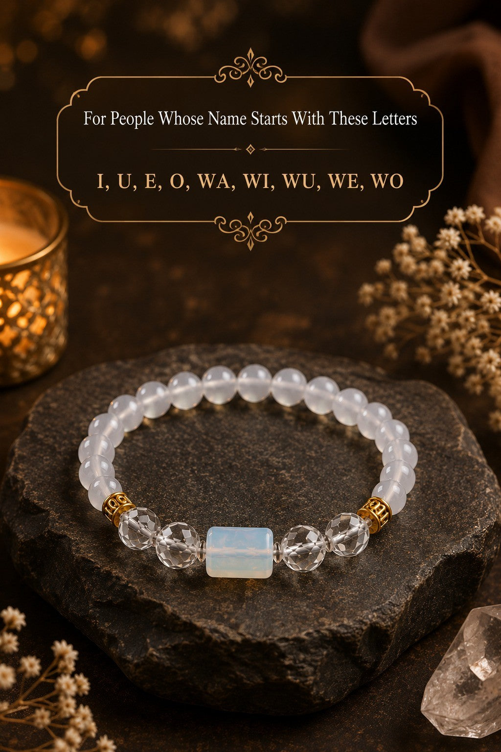 Taurus (Vrishabh Rashi) Natural Stone Bracelet