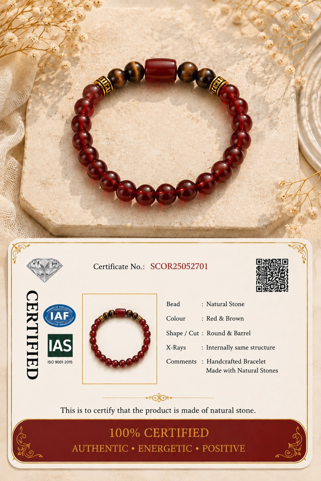 Scorpio (Vrishchik) Rashi Bracelet