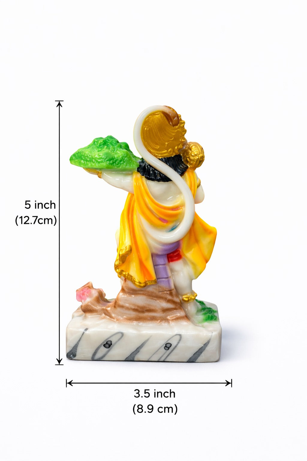 Standing Hanuman Murti in Marble Dust
