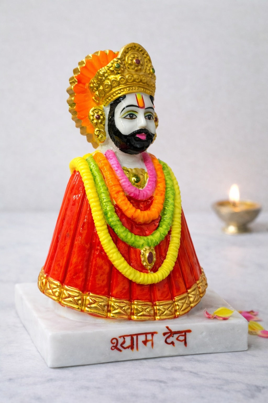 Multicolor Khatu Shyam Murti in Marble Dust