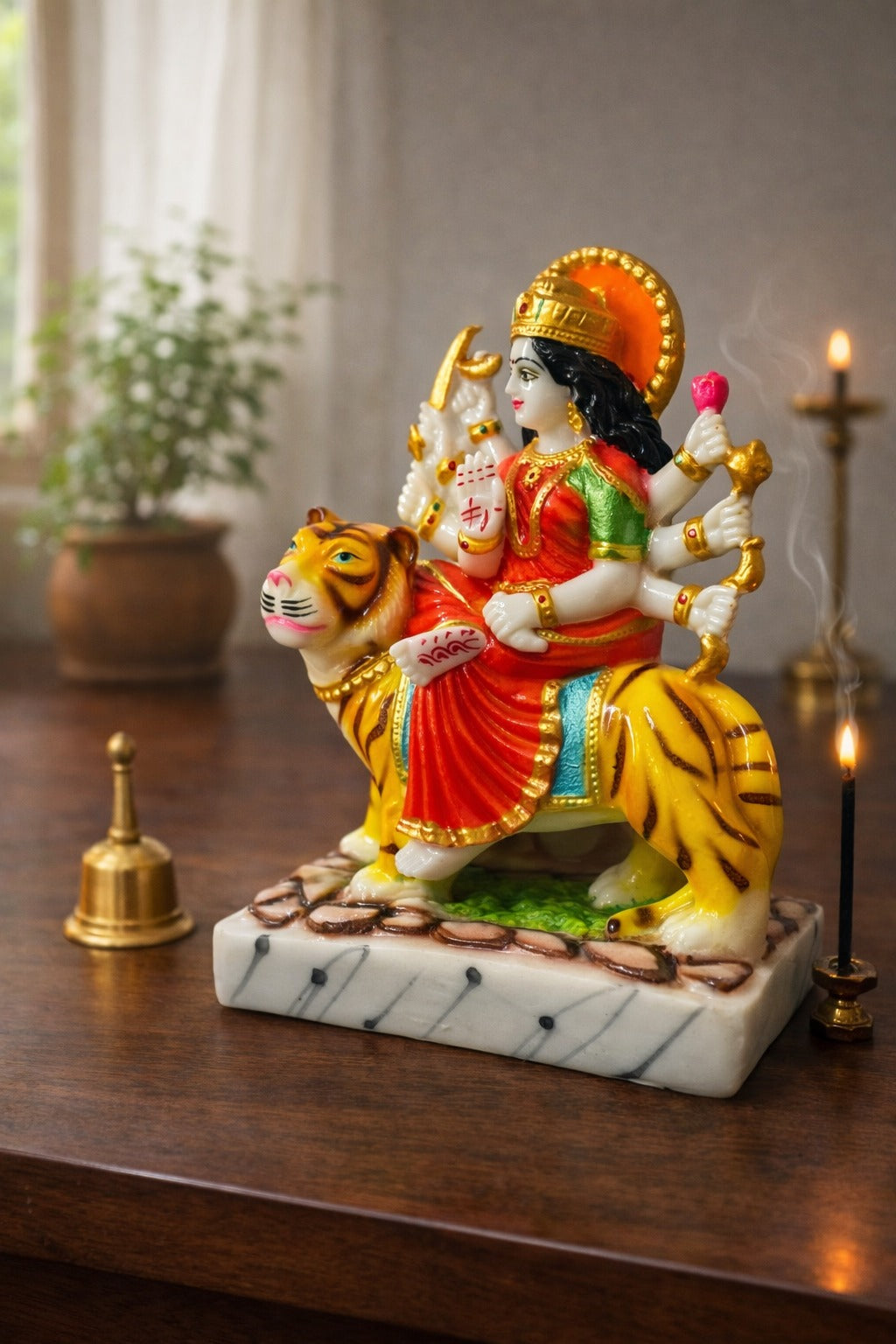 Maa Durga Idol in Marble Dust