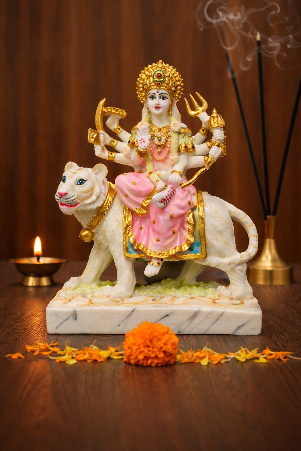 Maa Durga Marble Dust Murti