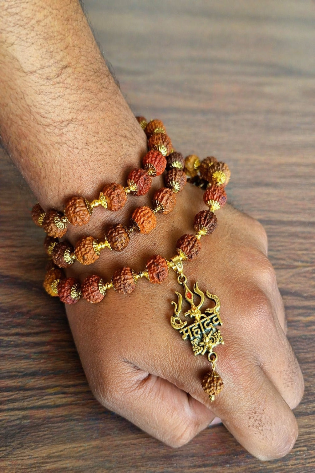 Rudraksha Mala with Mahadev Pendant