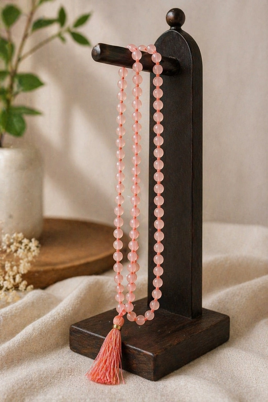 Orange Hakik Certified Mala