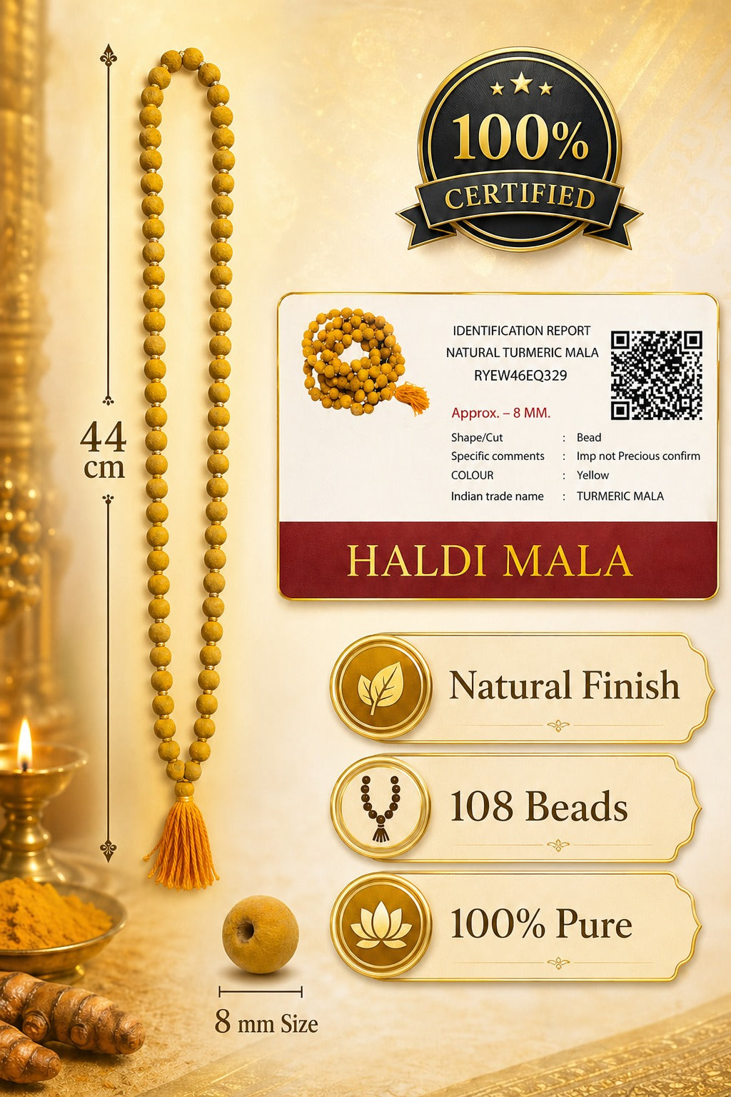 Natural Haldi Mala