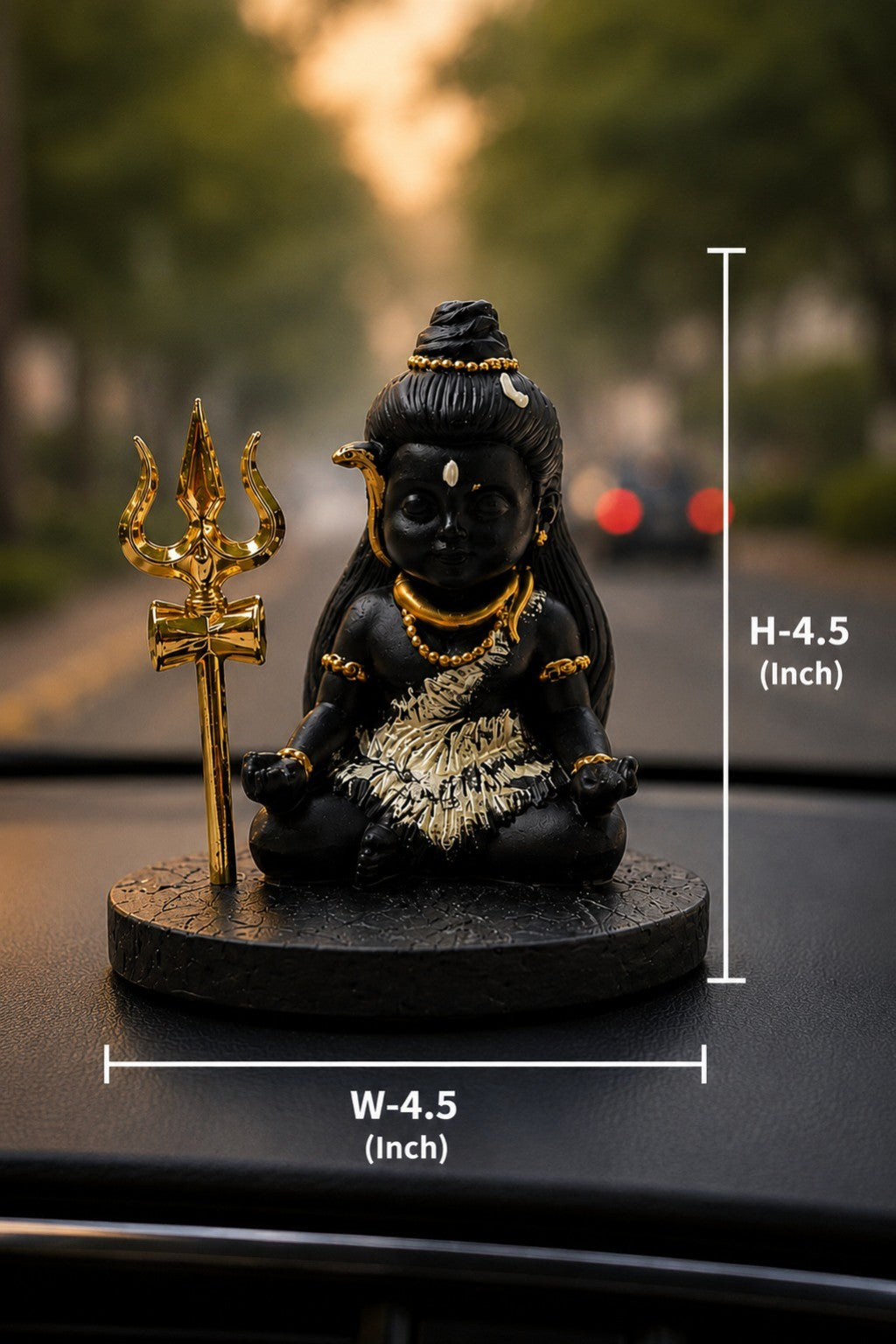 Baby Shiva Car Dashboard