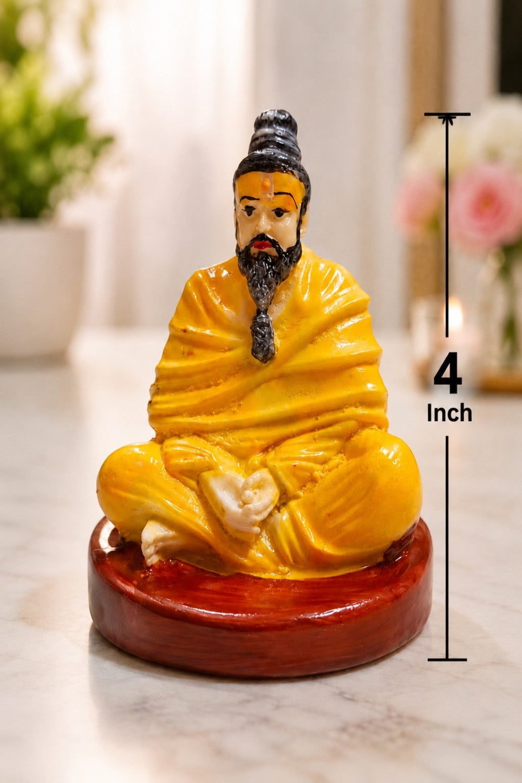 Premanand Ji Maharaj Idol for Car Dashboard