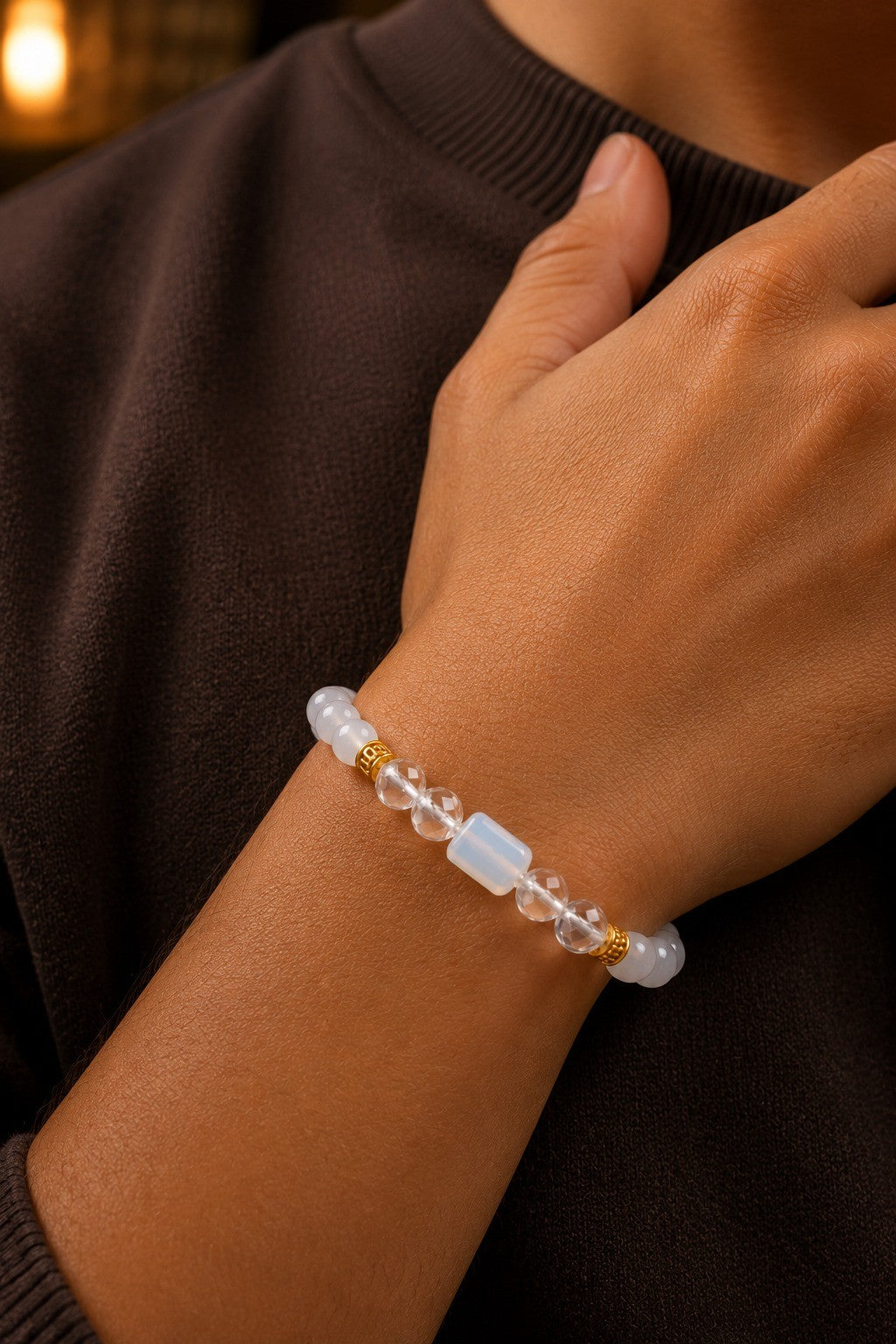 Taurus (Vrishabh Rashi) Natural Stone Bracelet