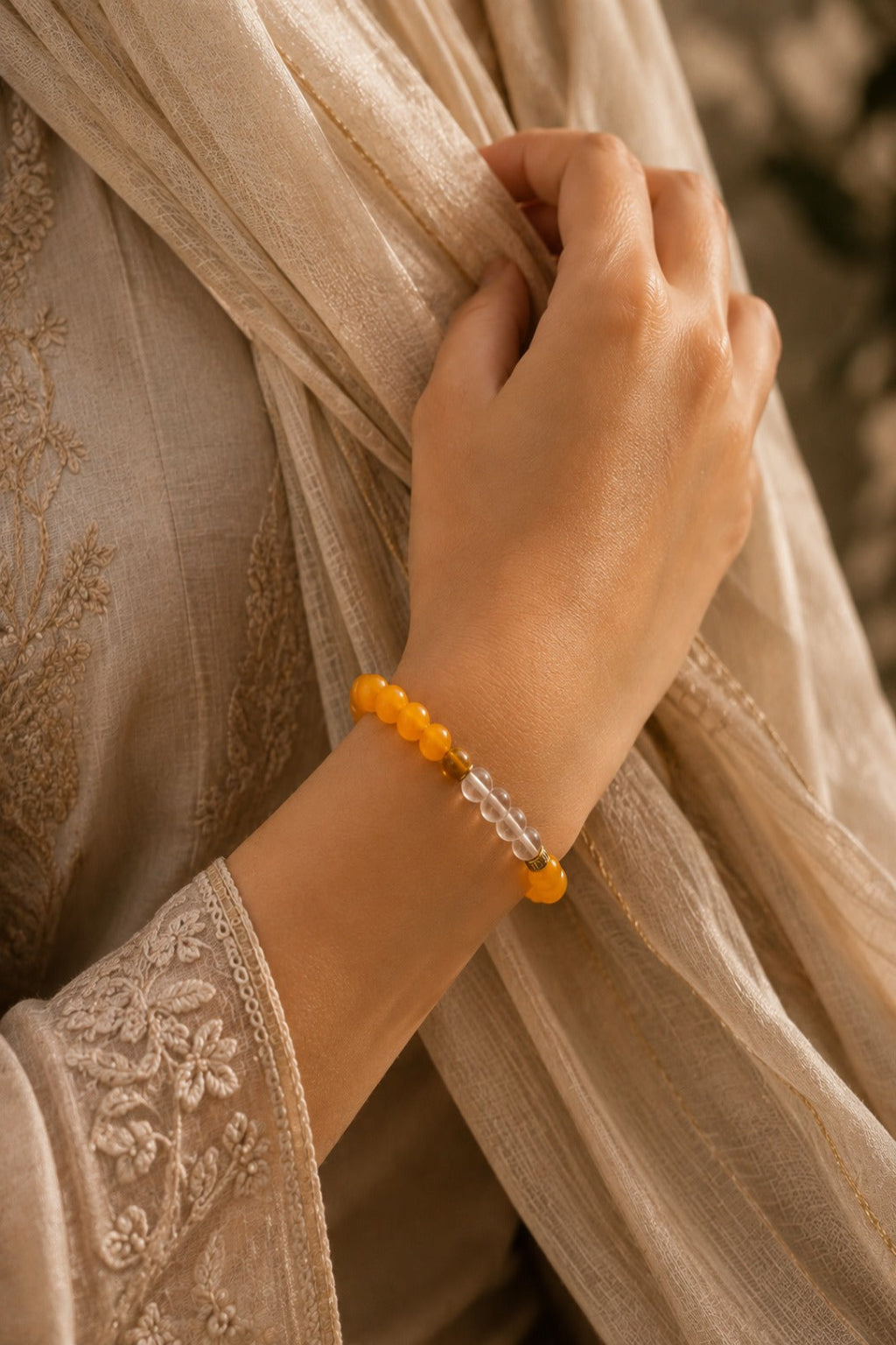 Sagittarius (Dhanu Rashi) Natural Stone Bracelet