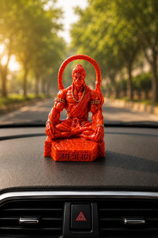 Meditating Hanuman  Car Dashboard