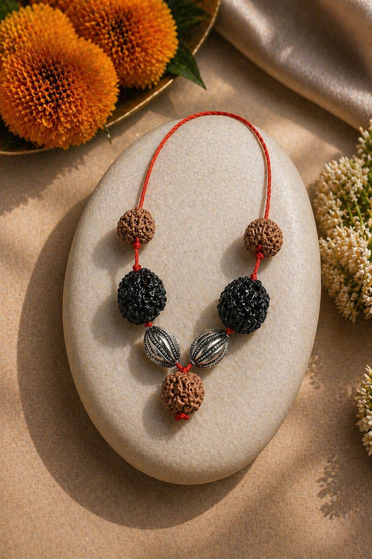 Certified Vyapar Vriddhi Rudraksha Kavach
