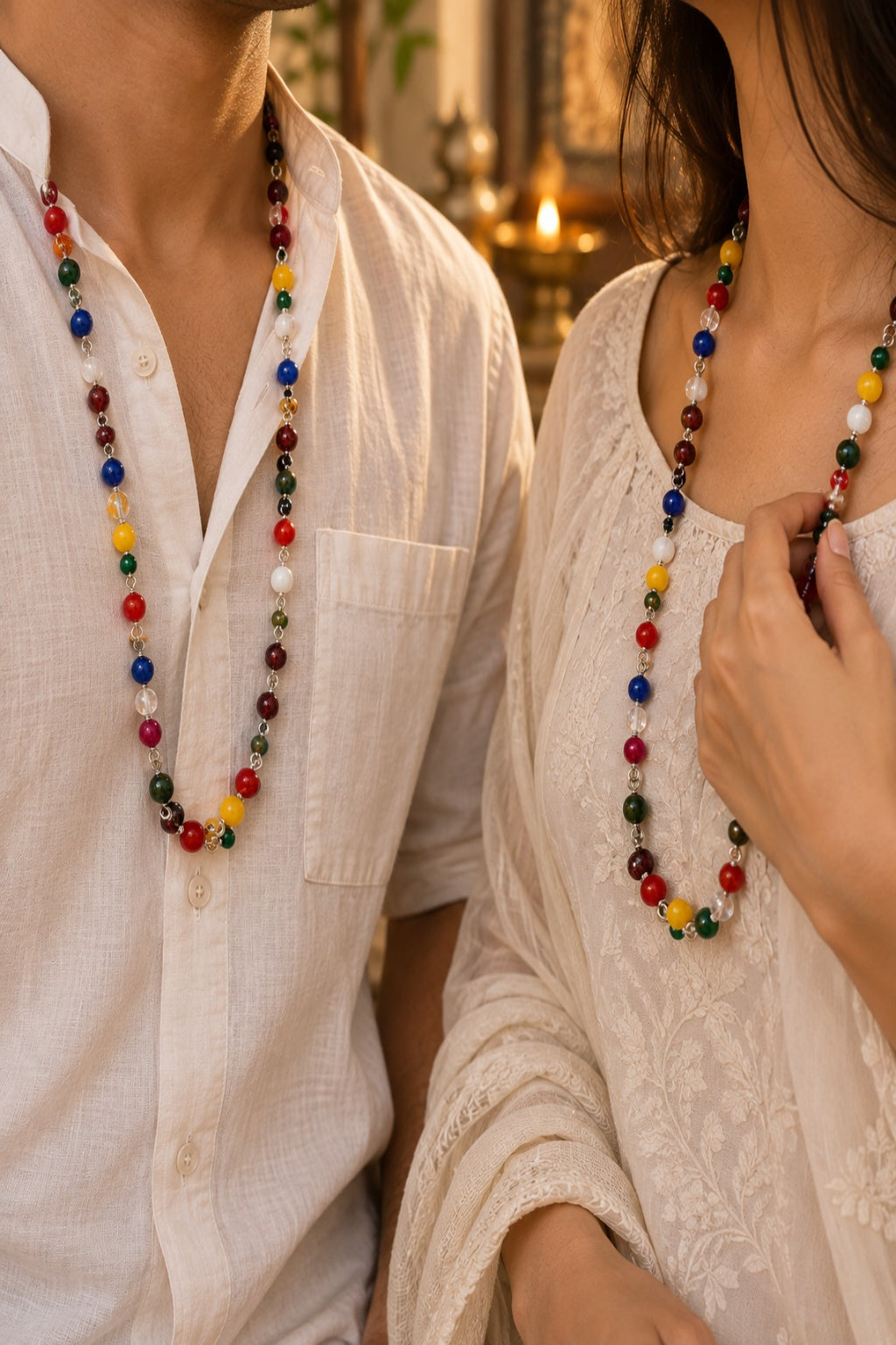 Natural Navratna Mala | 9 Gems for Balance, Protection